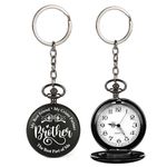 GT Gala Time Pocket-Watch Keychain Creative Rakshabandhan Gifts, Birthdays Keychains Gifts for Brothers,siblings and Friends, Unique Keyring (Brother Crime Partner)