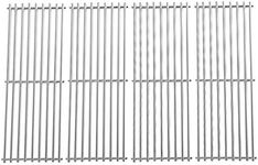 BBQ Future 17-3/8 inch Cooking Grate Replacement for Broil-Mate, Huntington and Others Select Gas Grill Models, Stainless Steel Grill Grates for Baron 320 340 420 440 490, Set of 4-Pack