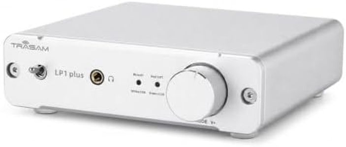 TRASAM LP1 Plus Desktop DAC Headphone Amplifier, Dual ES9039Q2M DAC,3X OPA1612 OP-AMP,Bluetooth 5.4 Decoding Preamp,LDAC, Opt,Coaxial,USB Input, RCA,3.5mm Output, DC 12V,192kHz/32bit,DSD128