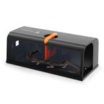 X-PEST Electric Rat Traps Indoor for Home, Anti-Escape, No Touch, No View Effective Humane Electric Rat Trap Zapper, MK08S, Black