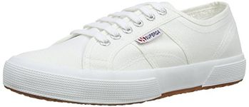 Superga Womens Classic Cotu Canvas Low Top Retro Plimsoll Trainers - White - 6.5