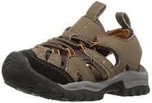 Northside boys Burke Ii, Med Brown/Orange, 8 US Toddler