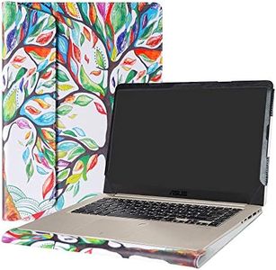 Alapmk Diseñado Especialmente La Funda Protectora de Cuero de PU para 15.6" ASUS VivoBook S15 S510 S510UA S510UQ S510UN F510UA X510UQ Series Ordenador portátil,Love Tree