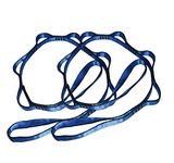 2Pcs Adjustable Anti-Gravity Chrysanthemum Swing Flying Stretch Belt Rope Climbing Daisy Chains Extension Yoga Belt Hanging (Blue, 1.1M)