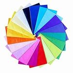 20pk Coloured Tissue Paper for Wrapping Gifts | 66cm x 50cm Coloured Tissue Paper for Craft, Arts, Gift Boxes & Bags | Gift Tissue Paper Sheets for Packaging | Wrapping Tissue Paper Crafting for Kids