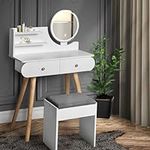 LEVEDE Vanity Desk with Mirror and 