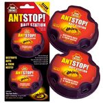 Ant Stop - Home Defence Ant Killer | Ant Bait Station twin - Ant Killer Indoor & Outdoor | Ant Stop Bait Stations, Outdoor Ant Killer in Home, Garden | Ant Control to Destroys ants & nests (ant trap)