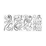 RoomMates RMK2083SCS Music Scroll Notes Peel and Stick Wall Decals