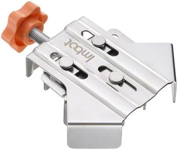 Imbot Right Angle Clamp，2pcs Stainless Steel 90 Degree Right Angle Clamp with Adjustable Swing Jaw，corner clamps for woodworking，For Welding, Framing and DIY Woodworking，Gifts for Men Dad (2Pieces)