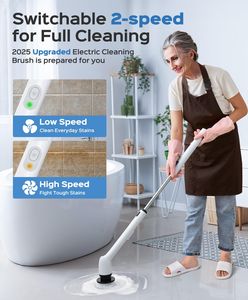Electric Spin Scrubber – Waterproof Cordless Cleaning Brush