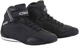 Alpinestars 25155181010 Men's Sektor Street Motorcycle Shoe, Black, 10