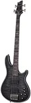 Schecter Hellraiser Extreme-4 4-String Bass Guitar, See-Thru Black Satin