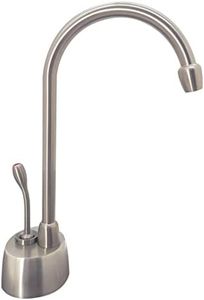 Westbrass D271-NL-07 Velosah 9" 1-Handle Hot Water Dispenser Faucet (Tank sold separately), Satin Nickel
