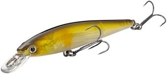 Strike King (HCKVDJ100-669 KVD Jerkbait 100 2-Hook Fishing Lure, 669 - Clear Ayu, 1/4 oz, 3 5/8"