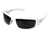 Edge Eyewear XB146 Brazeau Safety Glasses, White with Smoke Lens