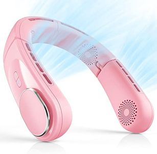 ChillGo Neck Fan - 4 Turbo Foldable Portable Fan - Personal Bladeless Fan 5200mAh with Strong Airflow, 4 Vent Air Conditioner, Wearable Cooling Fan for Travel Outdoor