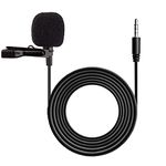 PKST Professional Grade (V2Version) 10 Meter Collar Microphone Long Wire Collar Microphone for YouTube Omnidirectional Phone Collar Mic for Voice Recording YouTube Podcast ASMR (10m)