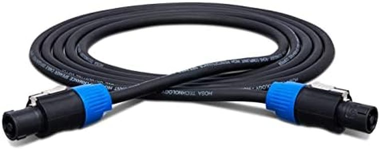 Hosa SKT Pro 14 Gauge Speaker Cables REAN speakOn - (20 Feet) (Black)