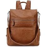 Women Backpack Purse 3 ways PU Leather Ladies Anti-theft Rucksack Shoulder Bag