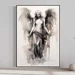 AISSPINGET Angel Posters Black and 