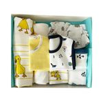 TinyLane - Curated for you! Premium Gift Set for New Born Baby Boy & Girl, Pack of 13, 0-36 Months, Multi Color, Skin Friendly, Festive Pack (Pack of 13 Combo)