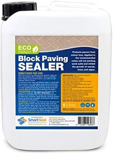 Smartseal Eco-Friendly Block Paving Sealer - Solvent-Free - Durable Sand Hardener & Weed Inhibitor for A Natural Look – Best Block Paving Sealant for Block Paved Driveways And Patios (5 Litre)