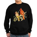 CafePress Red Cardinal Bird Sweatshirt (Dark) Classic Crew Neck Sweatshirt