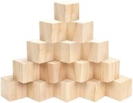 BELLE VOUS 15 Pack Large Wooden Cub