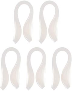PATIKIL 600pcs Quilling Strips Paper 1/8"(3mm) 39cm Origami Paper Quilling Strip for Art DIY Hand Craft Christmas, Cream White
