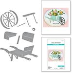 Spellbinders Country Wheelbarrow by Annie Williams Etched Dies, Metal