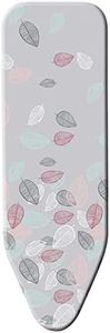 Minky Extra Wide Elasticated Large Ironing Board Cover, Grey, 122 x 43cm