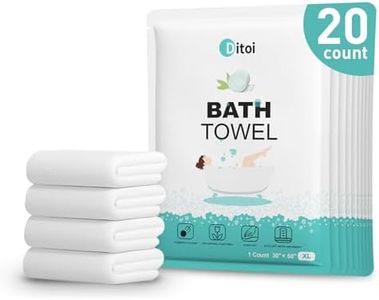 Ditoi Disposable Bath Towels XXL,Thick Beach Towels for Travel 30"X60"