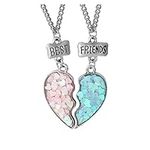 Best Friend Bff Heart Necklace for 