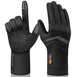 Heated Gloves Liners for Men Women, Winter Warm Gloves Liners for Arthritis Raynaud's, Rechargeable Waterproof Thin Heated Work Gloves for Ski Golf Hiking Driving (Small)