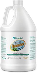 Benefect Botanical Broad Spectrum Disinfectant, 1 Gallon, Lemon & Spice Scent, Hospital Grade Disinfectant & Tuberculocide, Kills Over 99.99% of Germs, No Rinsing or Wiping Required