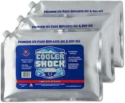 Cooler Shock Reusable Ice Packs for