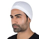 Le Gear Dri-Fit Helmet Skull Cap (White)