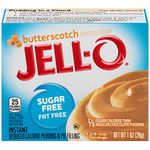 Jell-O Sugar-Free Instant Pudding and Pie Filling, Butterscotch, 1-Ounce Boxes (Pack of 6)