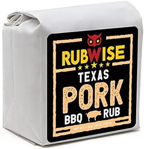 RubWise Texas Style BBQ Pork Rub (1lb) | Meat BBQ Rubs and Spices for Smoking and Grilling | Dry Rubs | Pork Rib Rub Seasoning | Great on Pork Shoulder, Spare Ribs, Tenderloin, Chops, Pork Butt (No MSG)