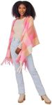 Mud Pie Women Bright Scarf Wrap, One-Size