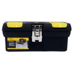 STANLEY 2000 Series Toolbox with Metal Latch, 2 Lid Organisers, Portable Tote Tray for Tools, 12.5 Inch, 1-92-064