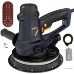 MAXXT Handheld Drywall Sander 810W Electric Sander for Walls,Rough and fine Sanding - Variable Speed, Upgraded Pad, Adjustable Suction, Self-Dust-Extraction, 8 Pcs Sanding Discs