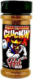 Turbo Trusser | Cluckin' Hot Rub | For Chicken, Turkey, Duck, Pork & Veggies | Perfect Blend of Smooth Heat & Flavor | Made in the USA | 6 Oz
