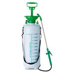 SA Products Pump Action Pressure Sprayer - Weed Killer Sprayer Pump for Fertiliser Pesticides, Fungicides, Cleaning - Garden Sprayer with Plastic Lance & Carry Strap - Water Spray Bottles - (10 Litre)