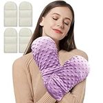 Microwavable Therapy Mittens with A