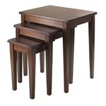 Winsome Wood Nesting Table, Walnut