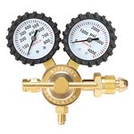 BETOOLL Nitrogen Regulator with 0-800 PSI Delivery Pressure Equipment Brass Inlet Outlet Connection Gauges