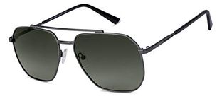 Vincent Chase by lenskart | Green Square Stylish Sunglasses | Polarized & UV Protected | For Men & Women | Medium | VC S12593/P