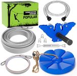 X XBEN Zip line Kits for Backyard 9