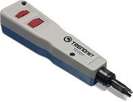 TRENDnet Punch Down Tool with 110 and Krone Blade, TC-PDT, Insert & Cut Terminations in One Operation, Precision Blades are Interchangeable & Reversible, Network Punch Tool, 110 Punch Down Tool